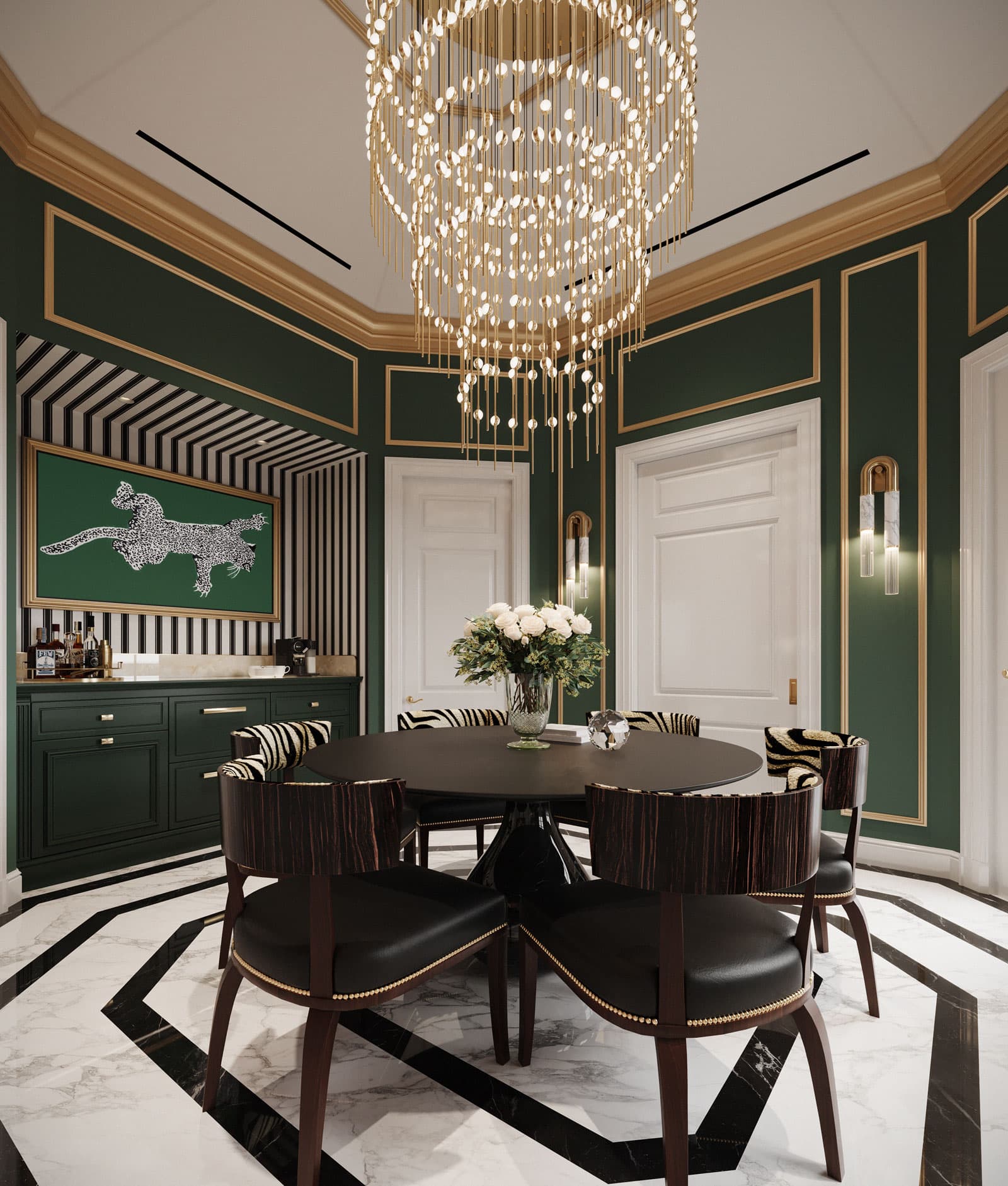 Game Room - Interior design project by House of Nuances