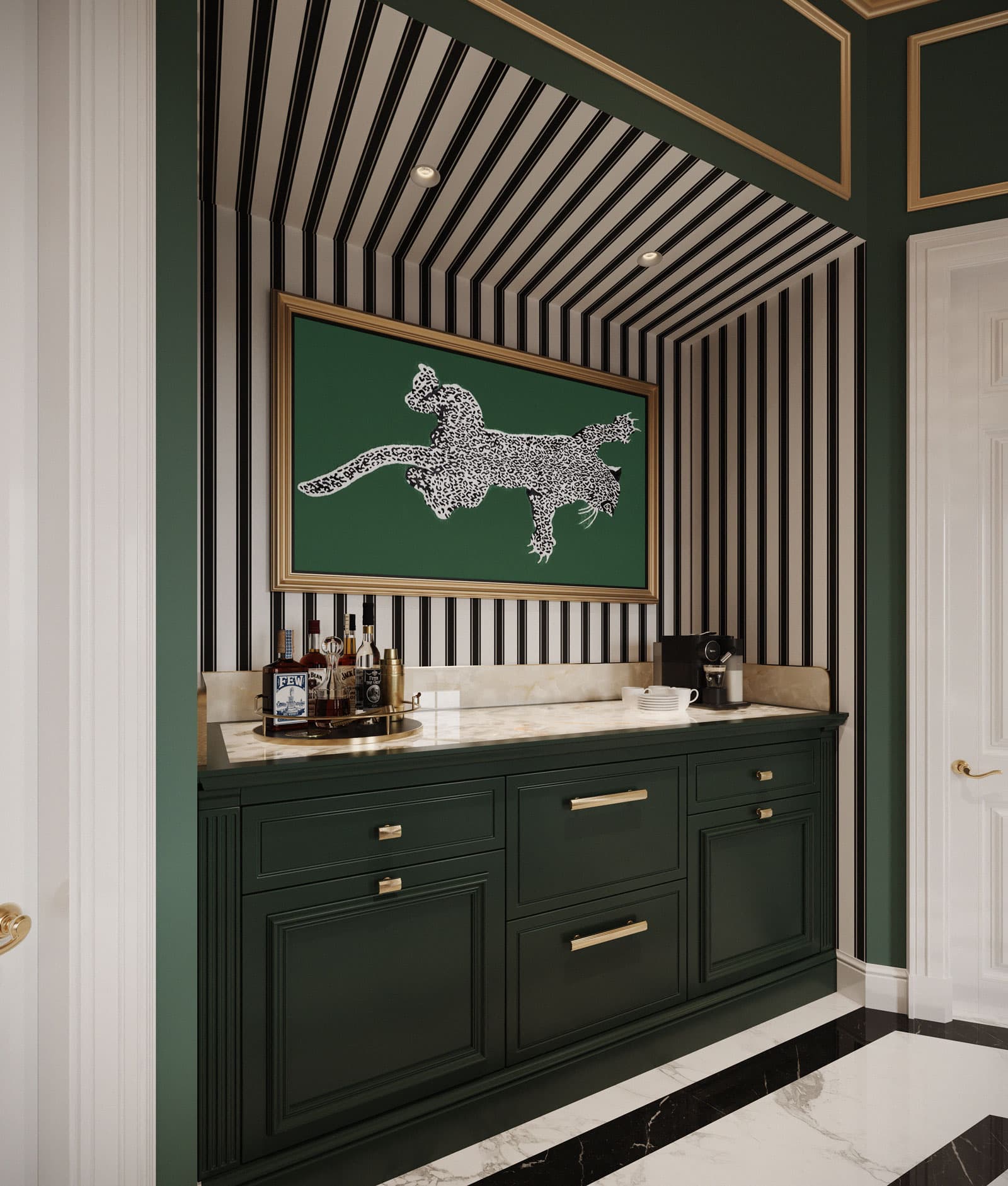 Rolex Inspired Poker Game Room - Game Room
