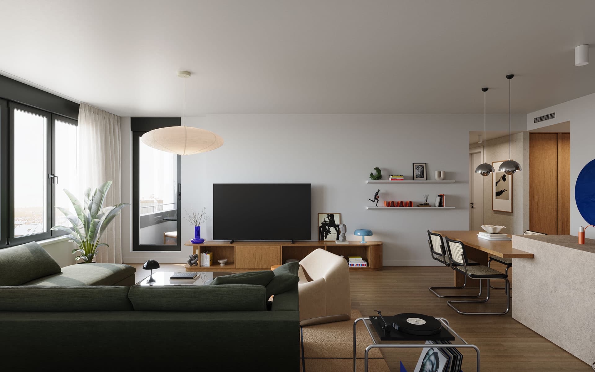 Midcentury Apartment - Interior design project by House of Nuances