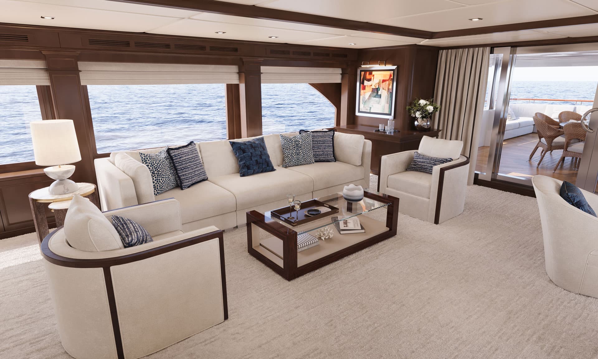 Mirabella Yacht Interior Design - Mirabella Yacht