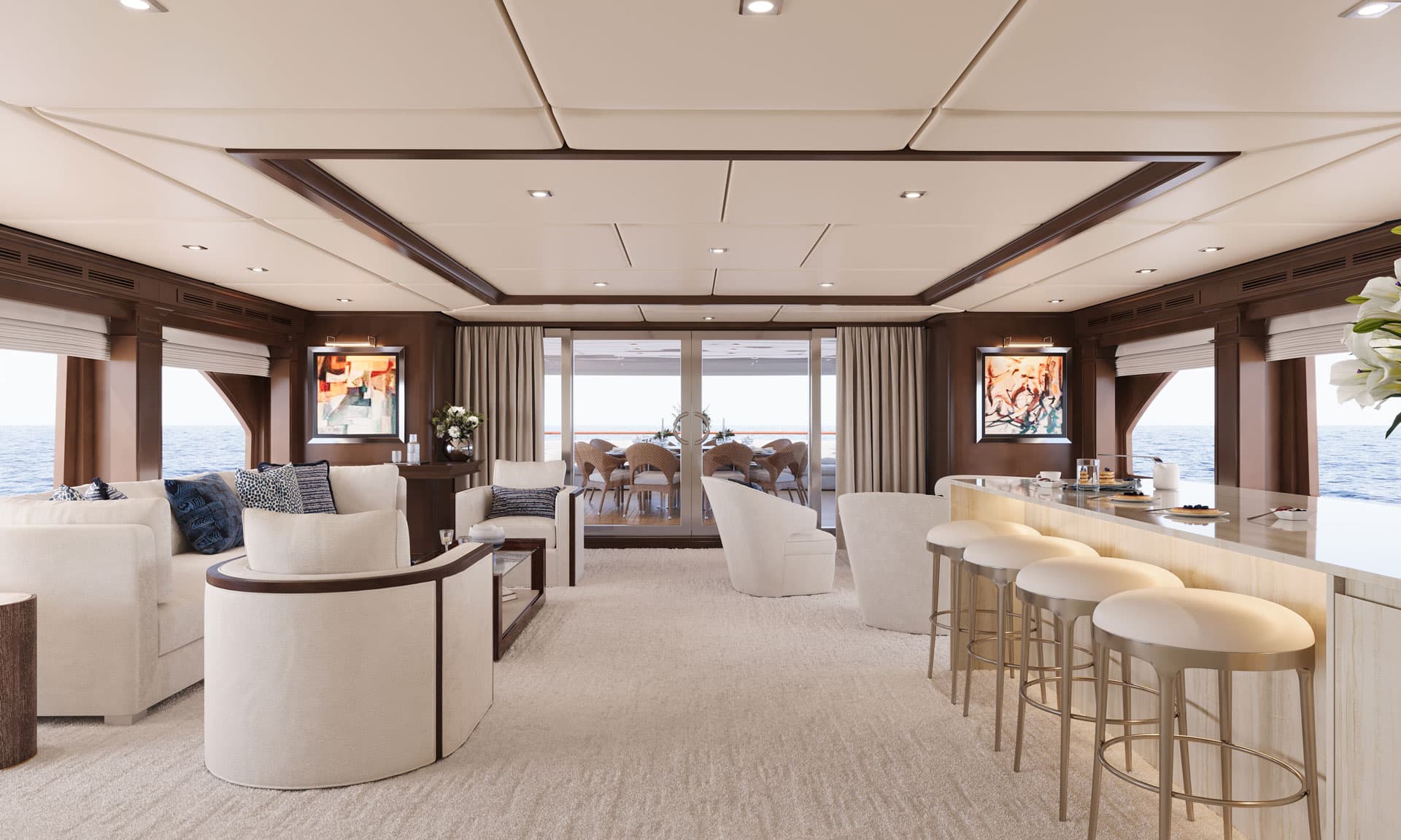 Mirabella Yacht Interior Design - Mirabella Yacht