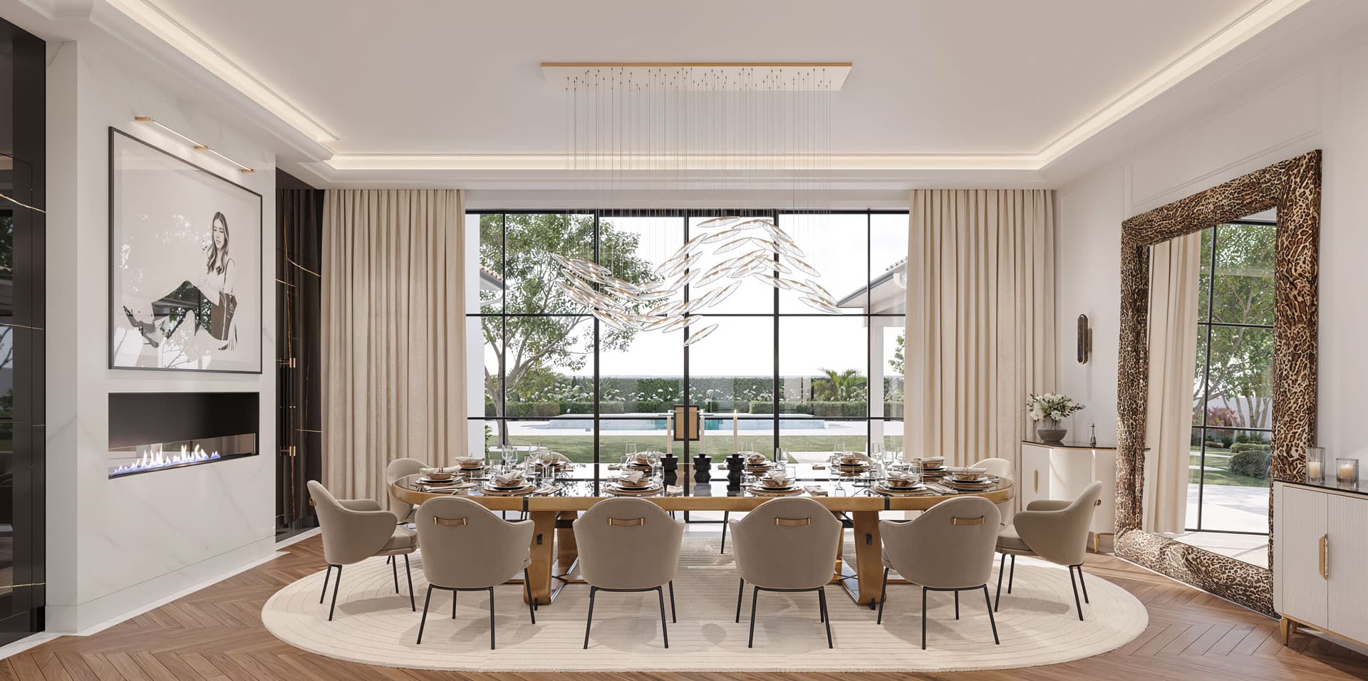 Calabasas Residence - Dining room, Calabasas, California